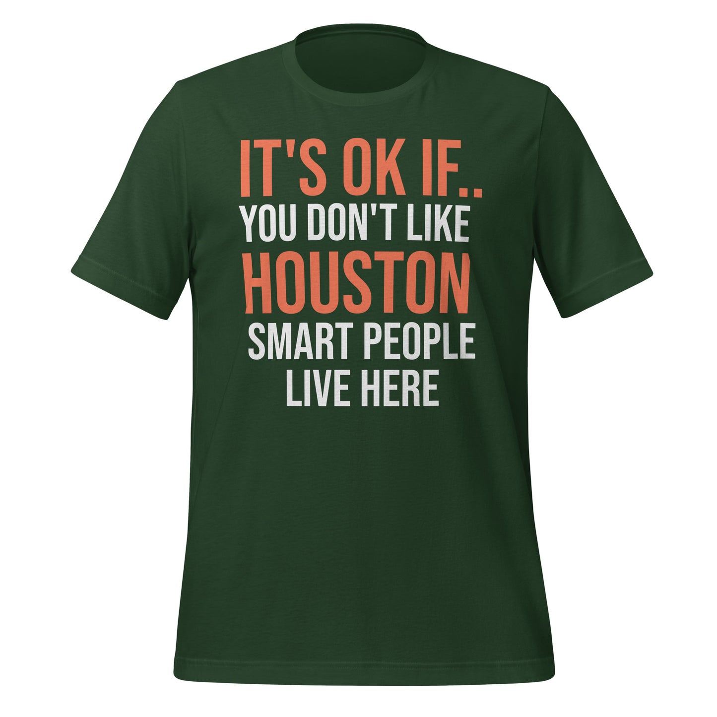 Smart People Live in Houston T-Shirt - Texy Pride