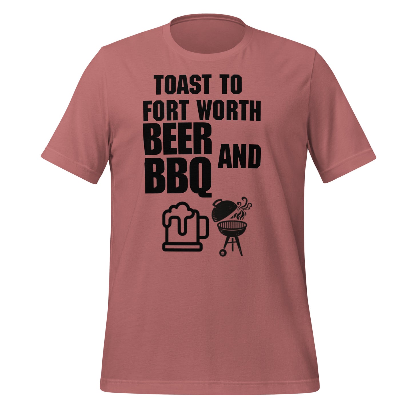 Beer and BBQ In Fort Worth T-Shirt - Texy Pride