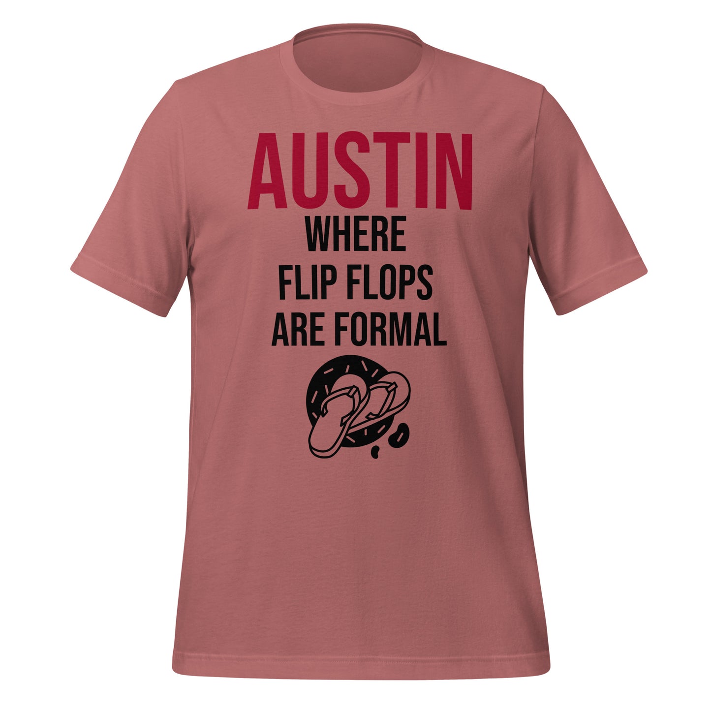 Austin Flip Flops T-Shirt - Texy Pride