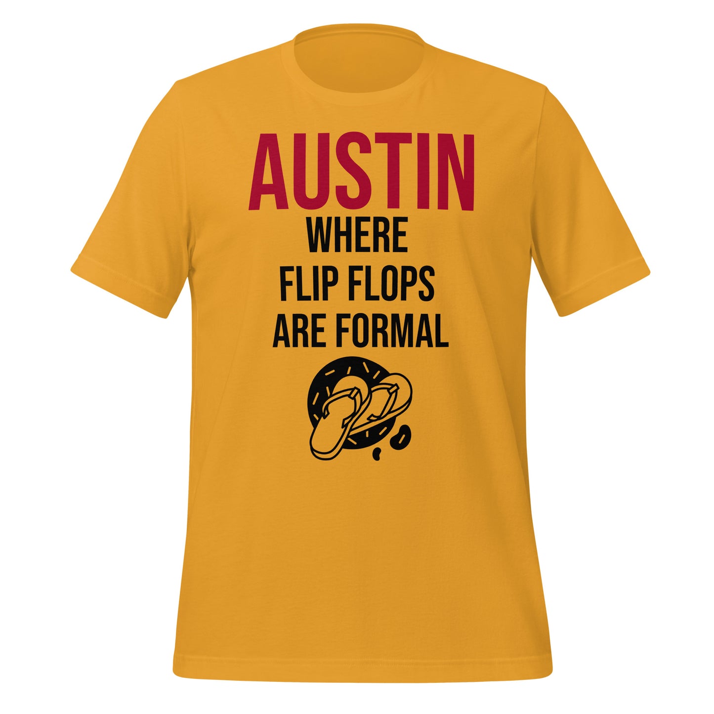 Austin Flip Flops T-Shirt - Texy Pride