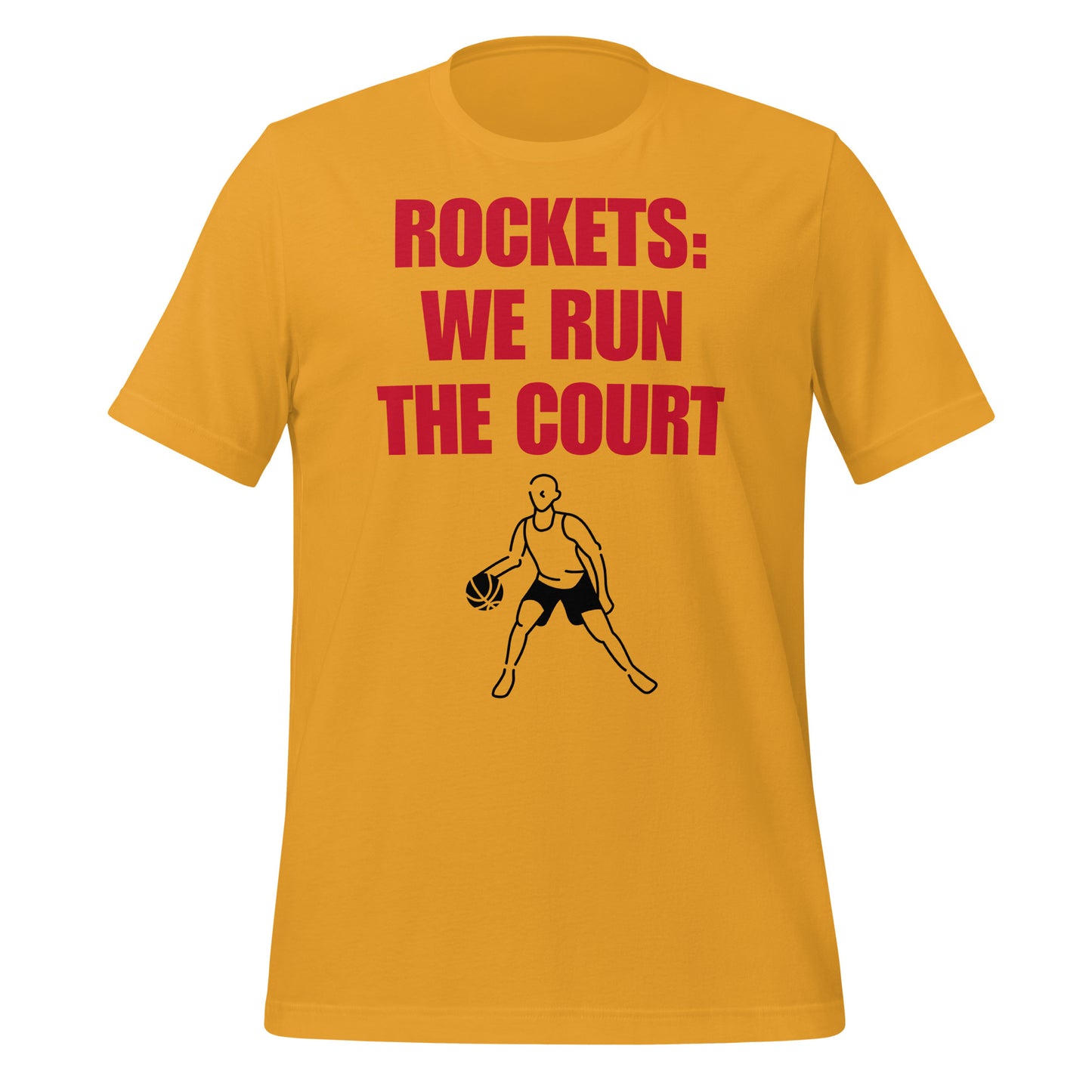 Rockets Run the Court T-Shirt - Texy Pride