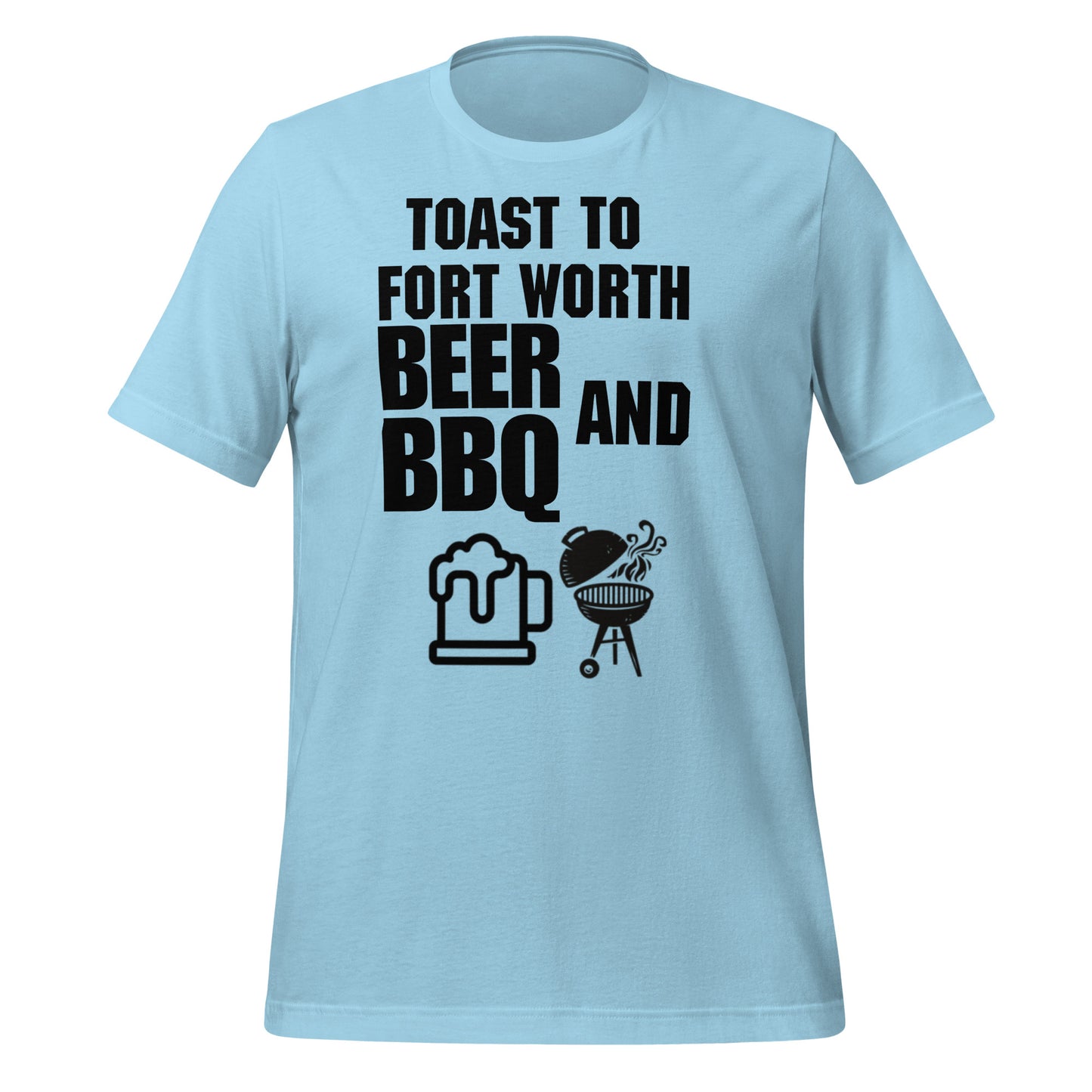 Beer and BBQ In Fort Worth T-Shirt - Texy Pride