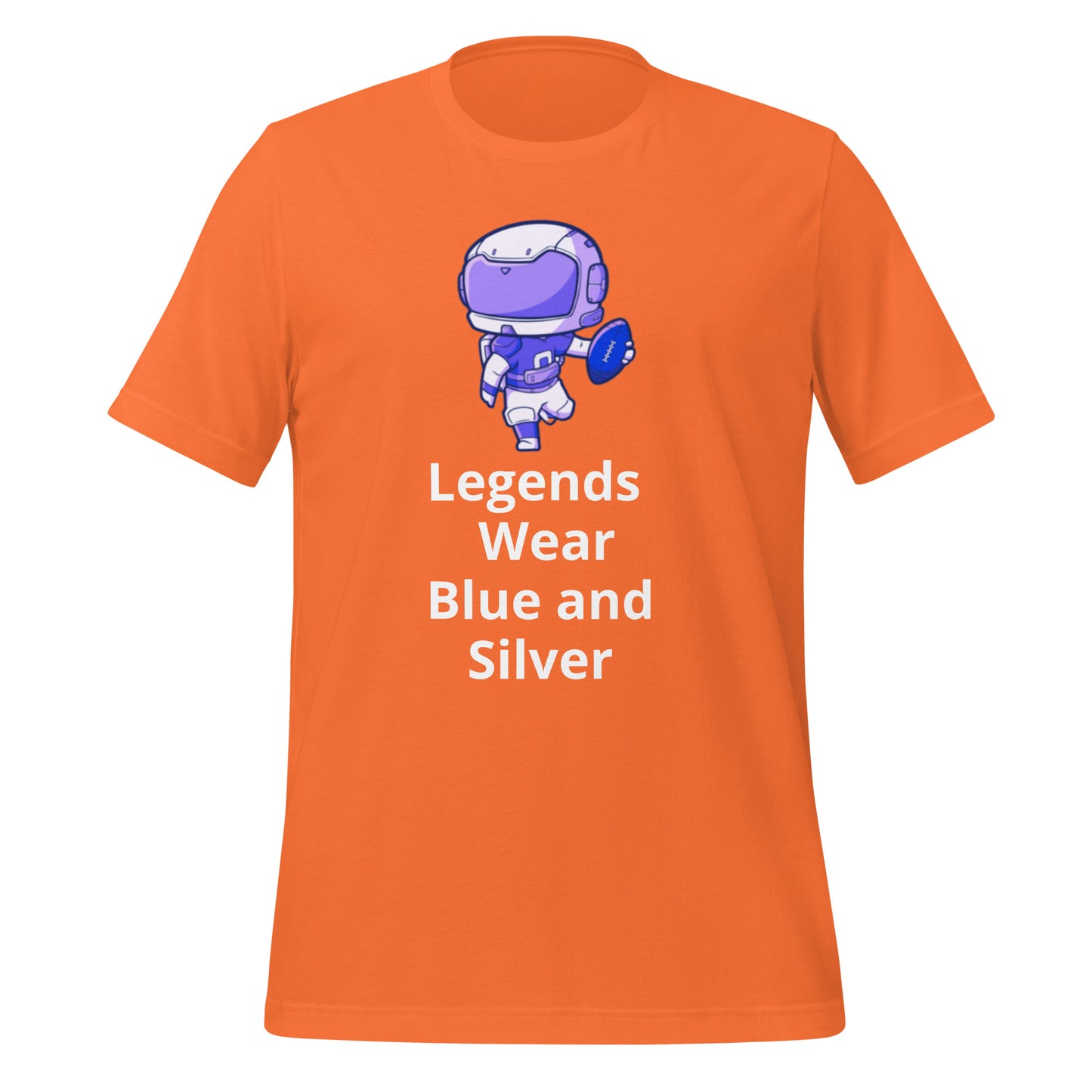 Legends Wear Blue and Silver T-Shirt