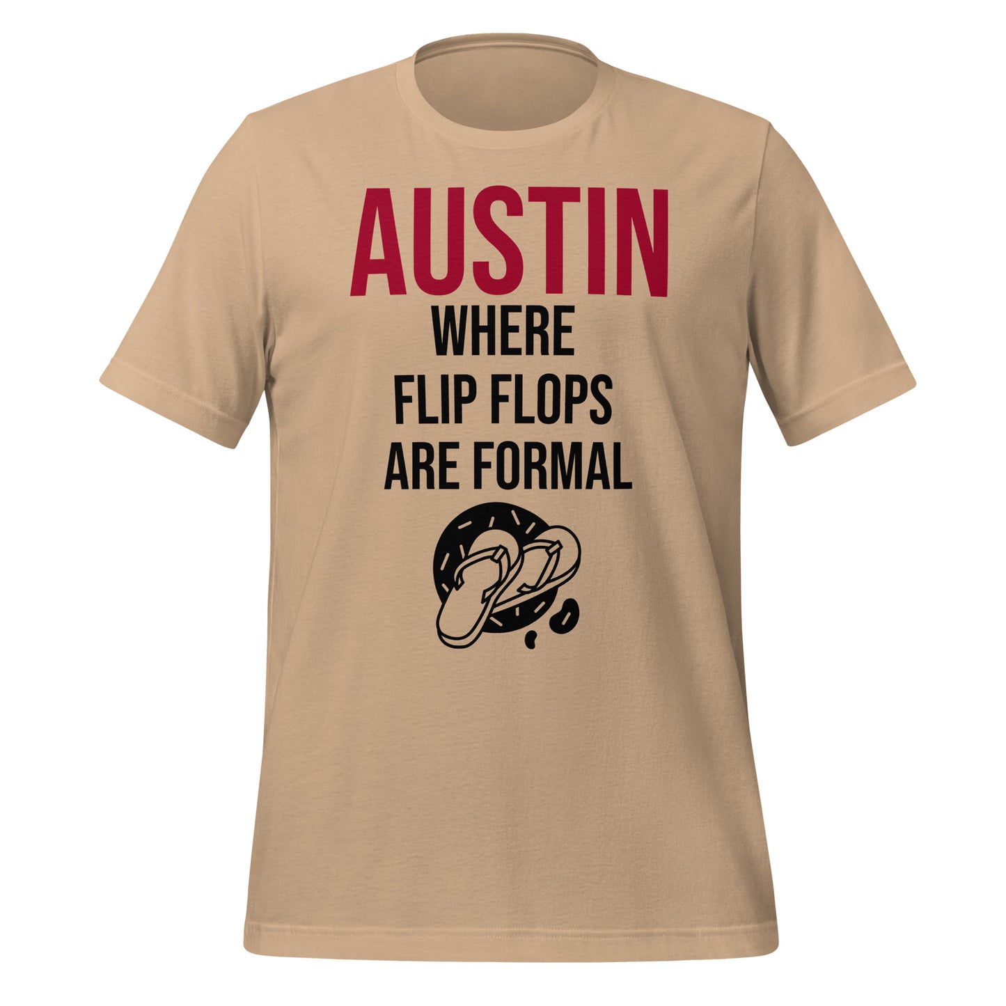 Austin Flip Flops T-Shirt - Texy Pride