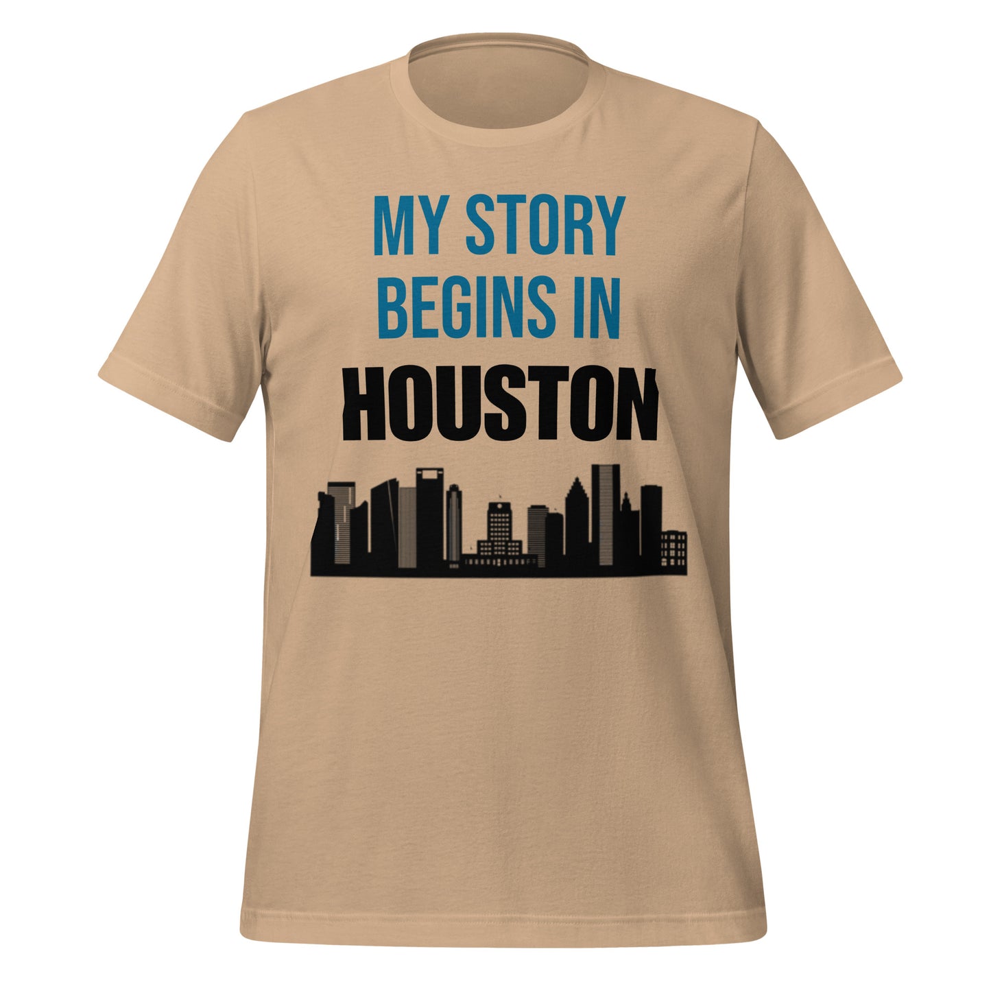 My Story Begins in Houston T-Shirt - Texy Pride