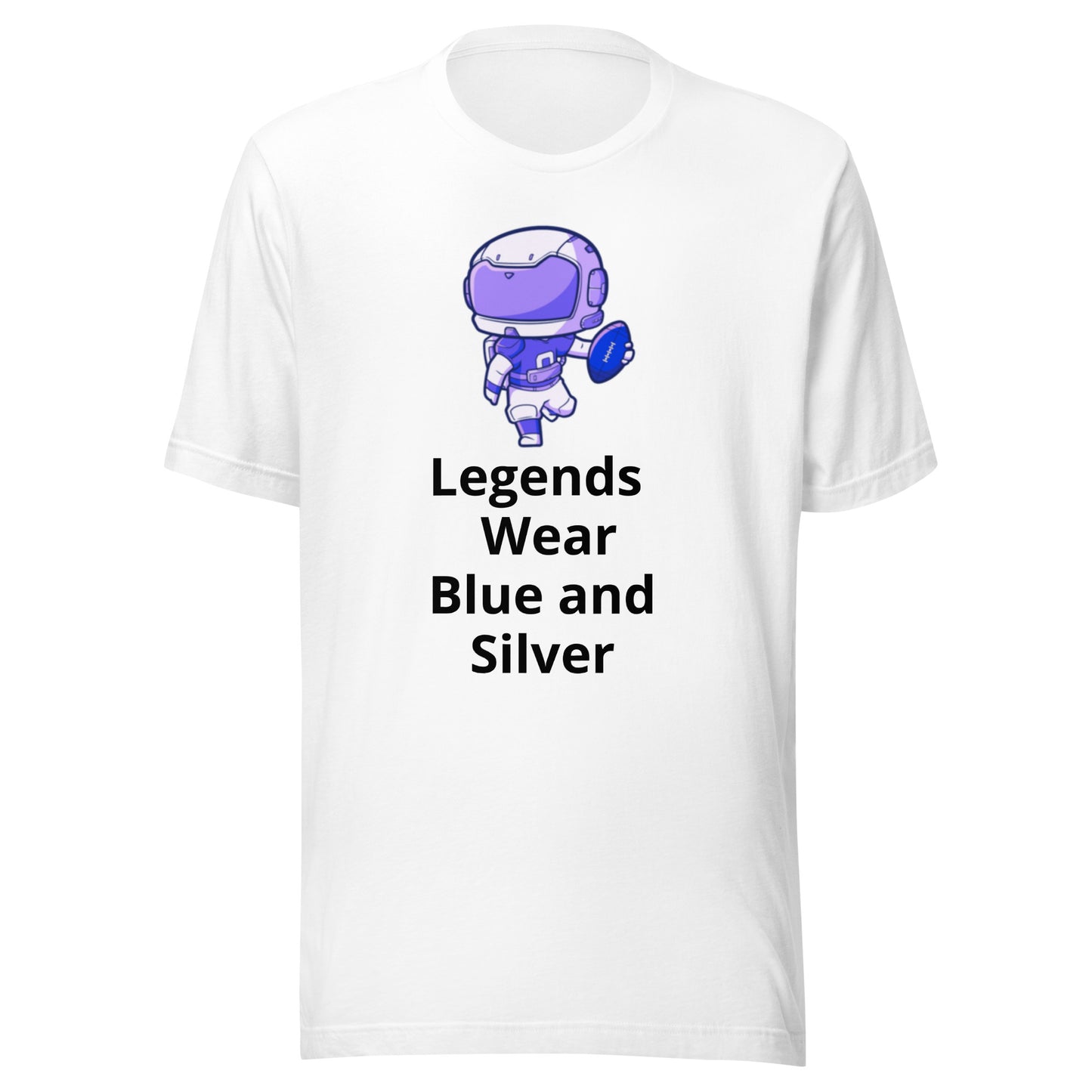 Legends Wear Blue and Silver T-Shirt