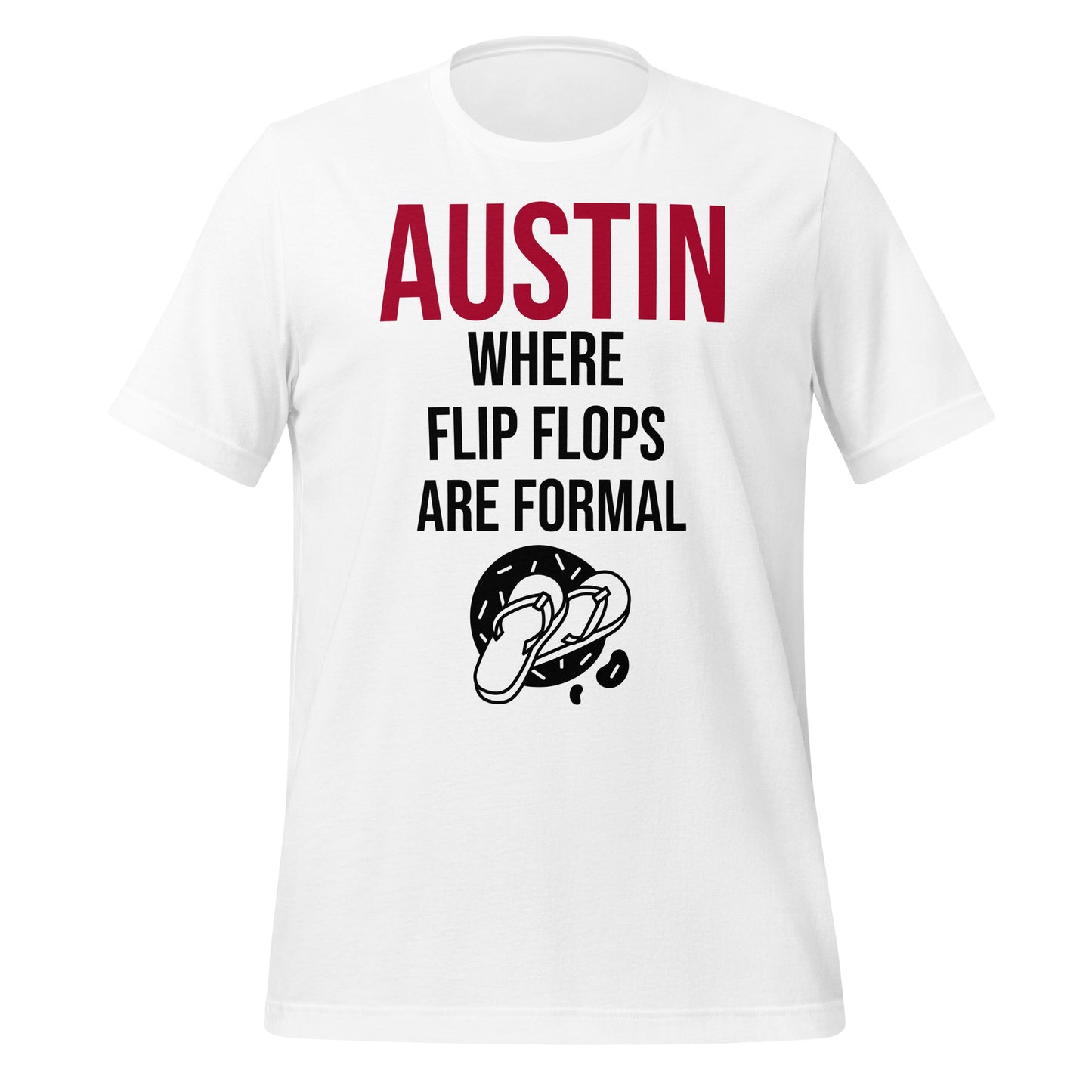 Austin Flip Flops T-Shirt - Texy Pride