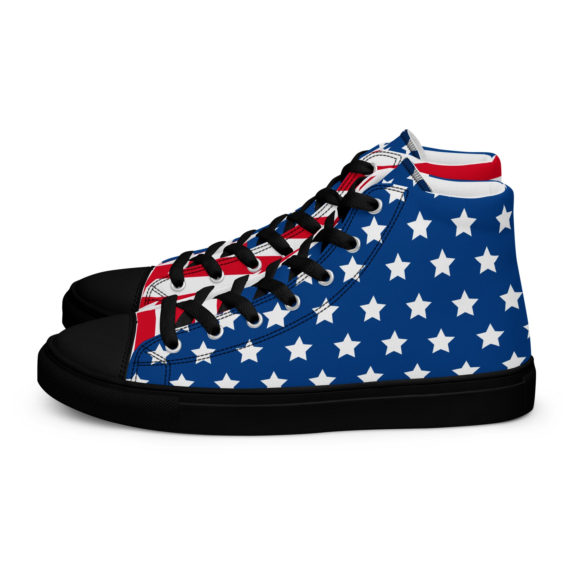 USA Women’s high top canvas shoes - Texy Pride