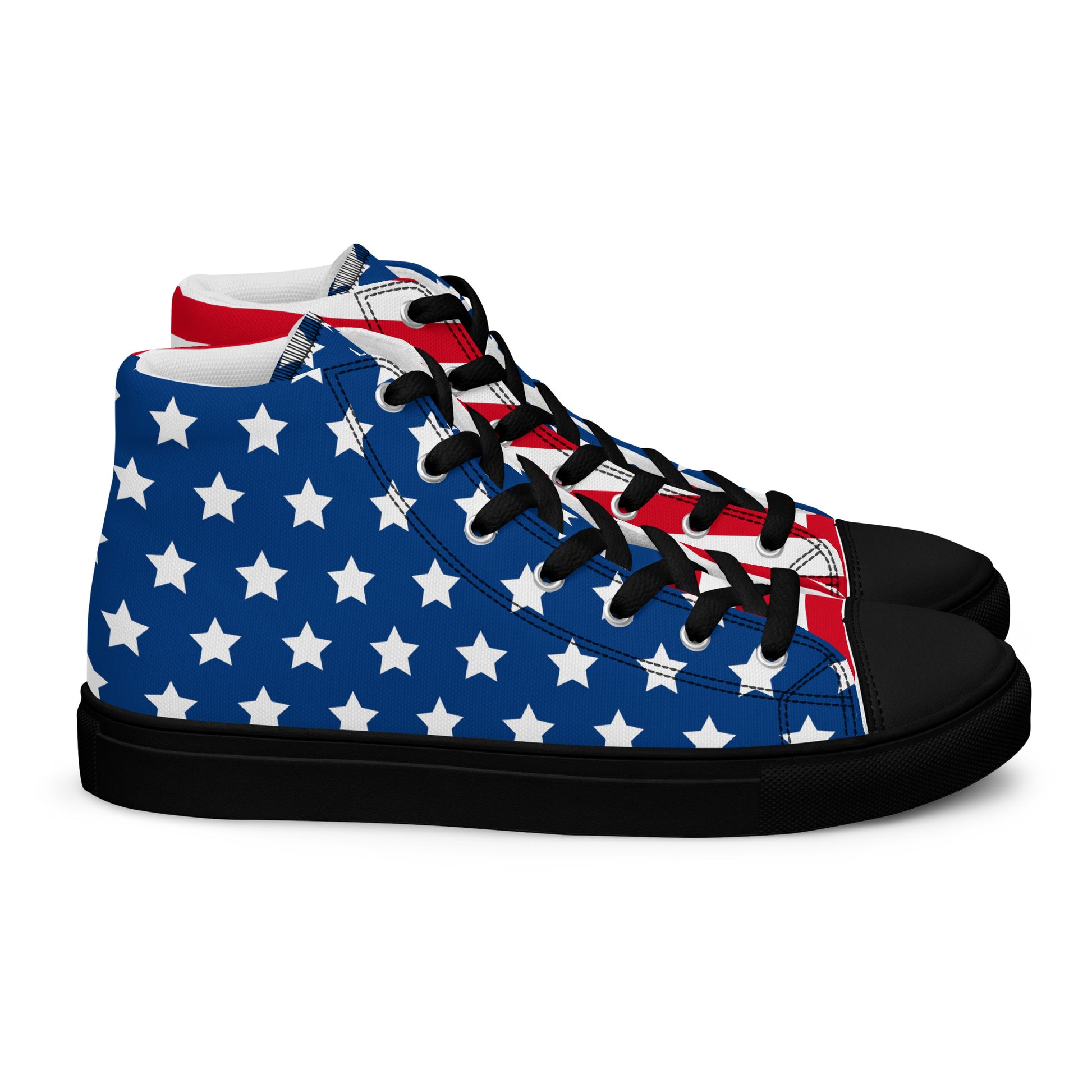 USA Women’s high top canvas shoes - Texy Pride
