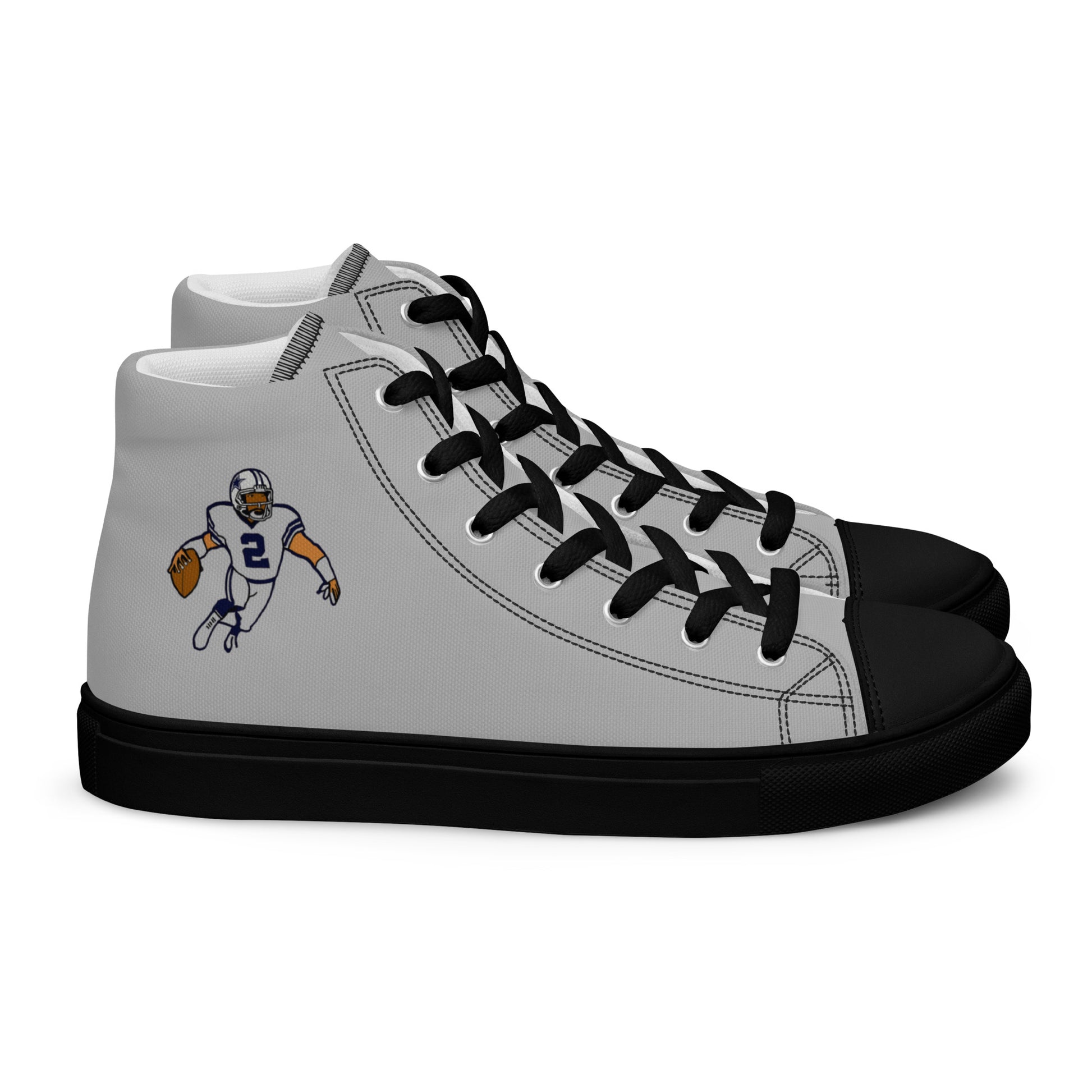 Cowboys Women’s high top canvas shoes - Texy Pride