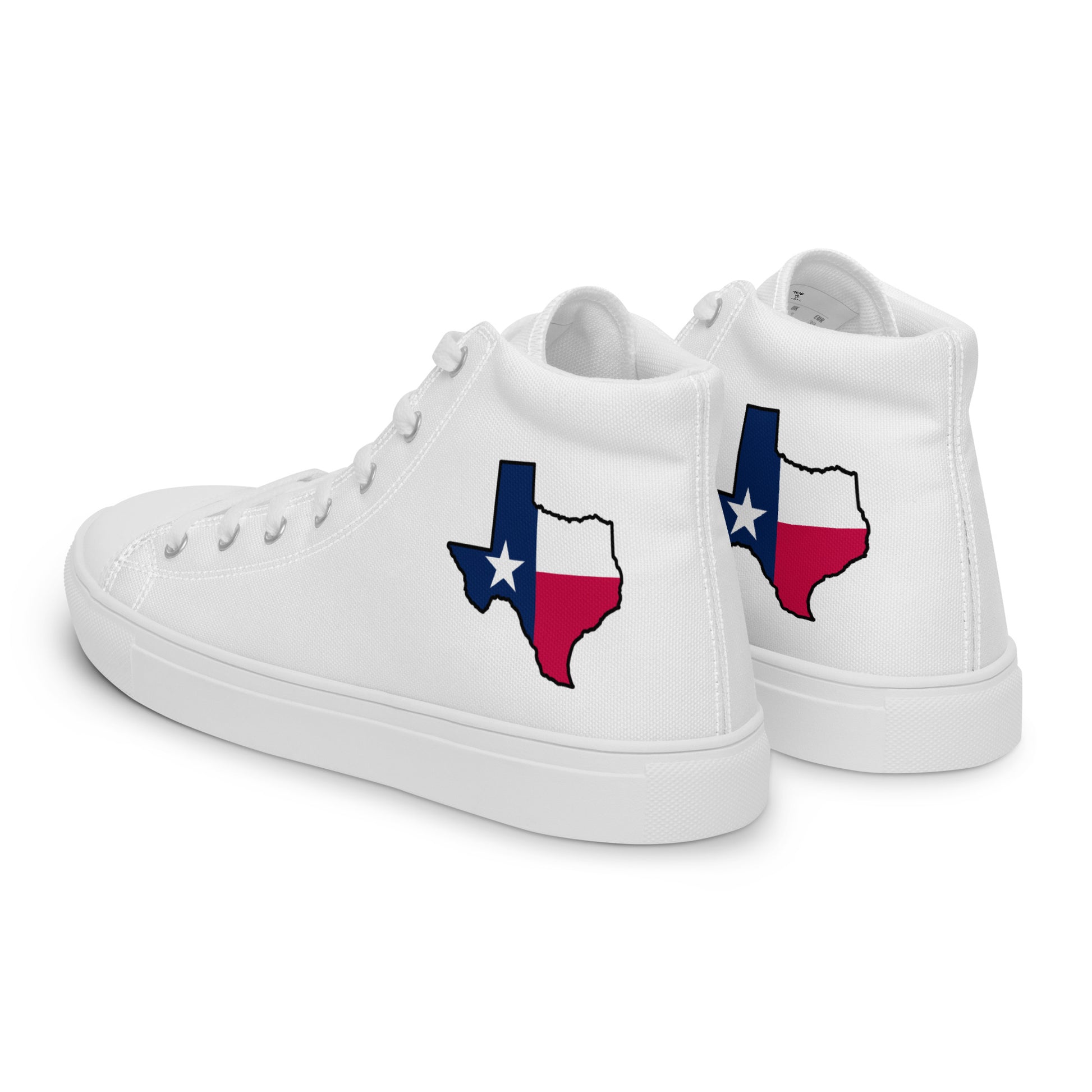 Texas Women’s high top canvas shoes - Texy Pride