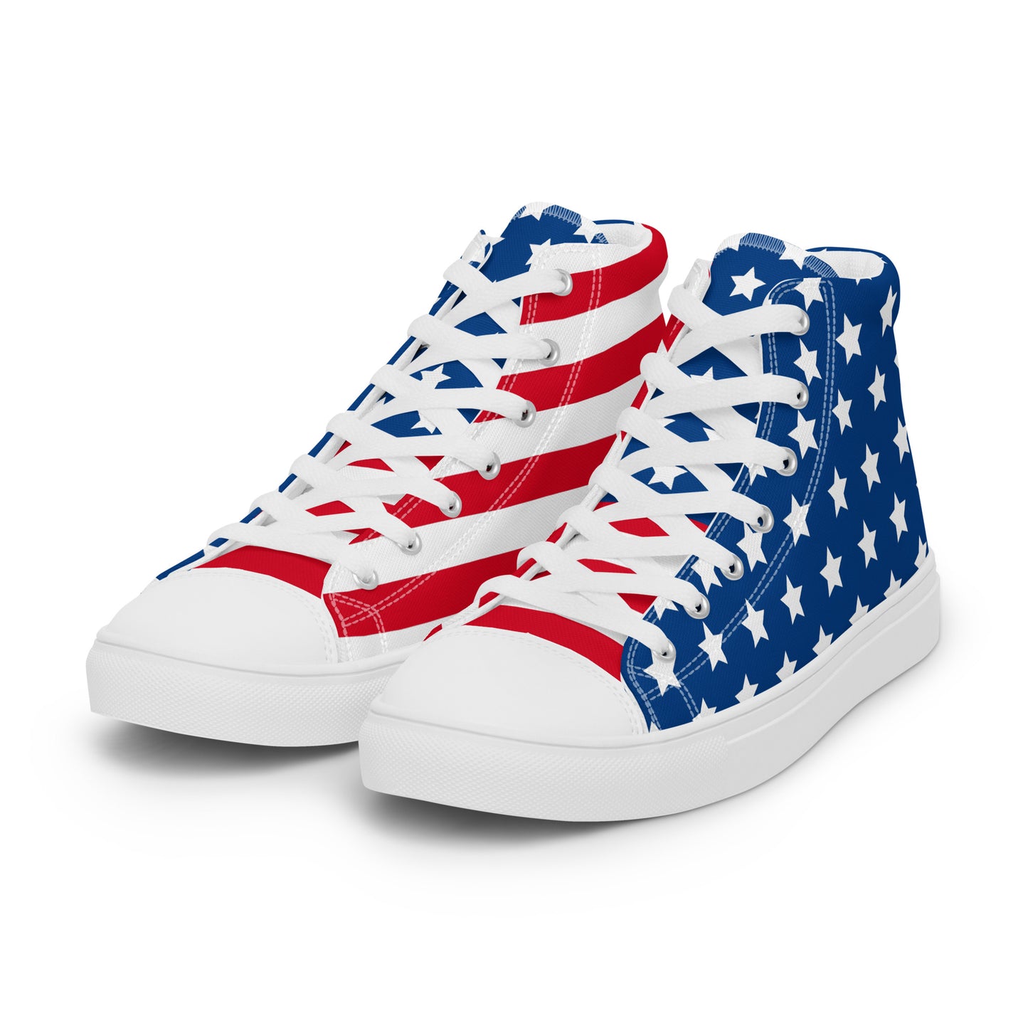 USA Women’s high top canvas shoes - Texy Pride