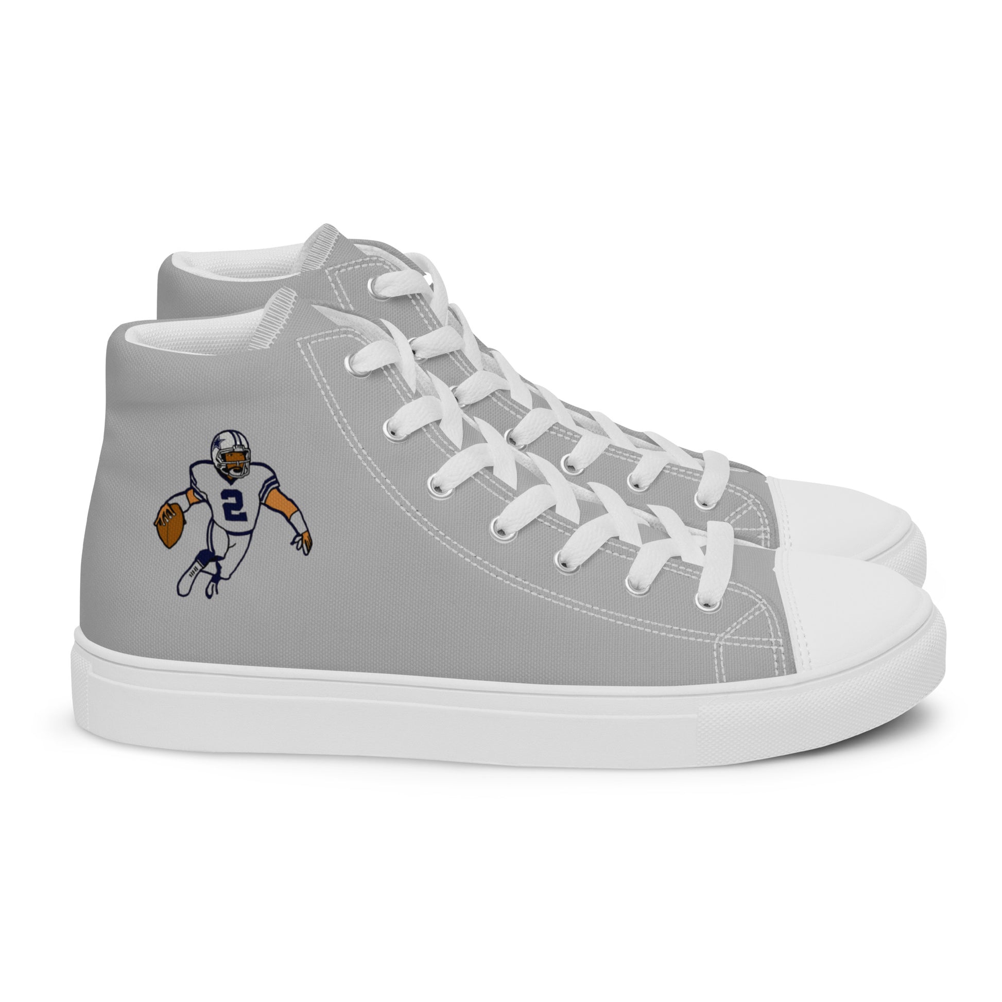 Cowboys Women’s high top canvas shoes - Texy Pride