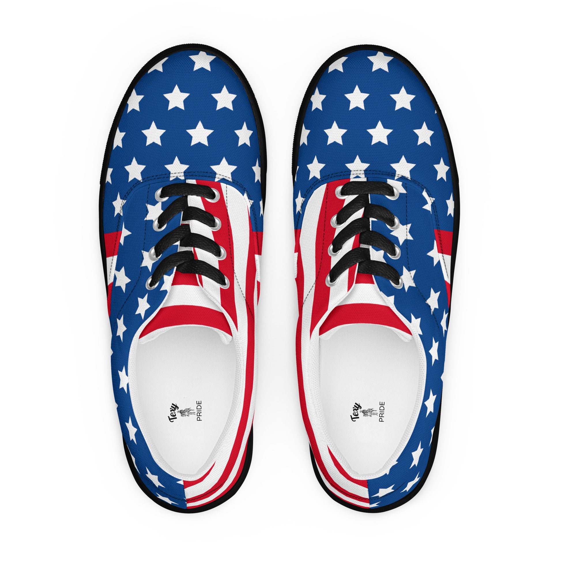 USA Women’s lace - up canvas shoes - Texy Pride