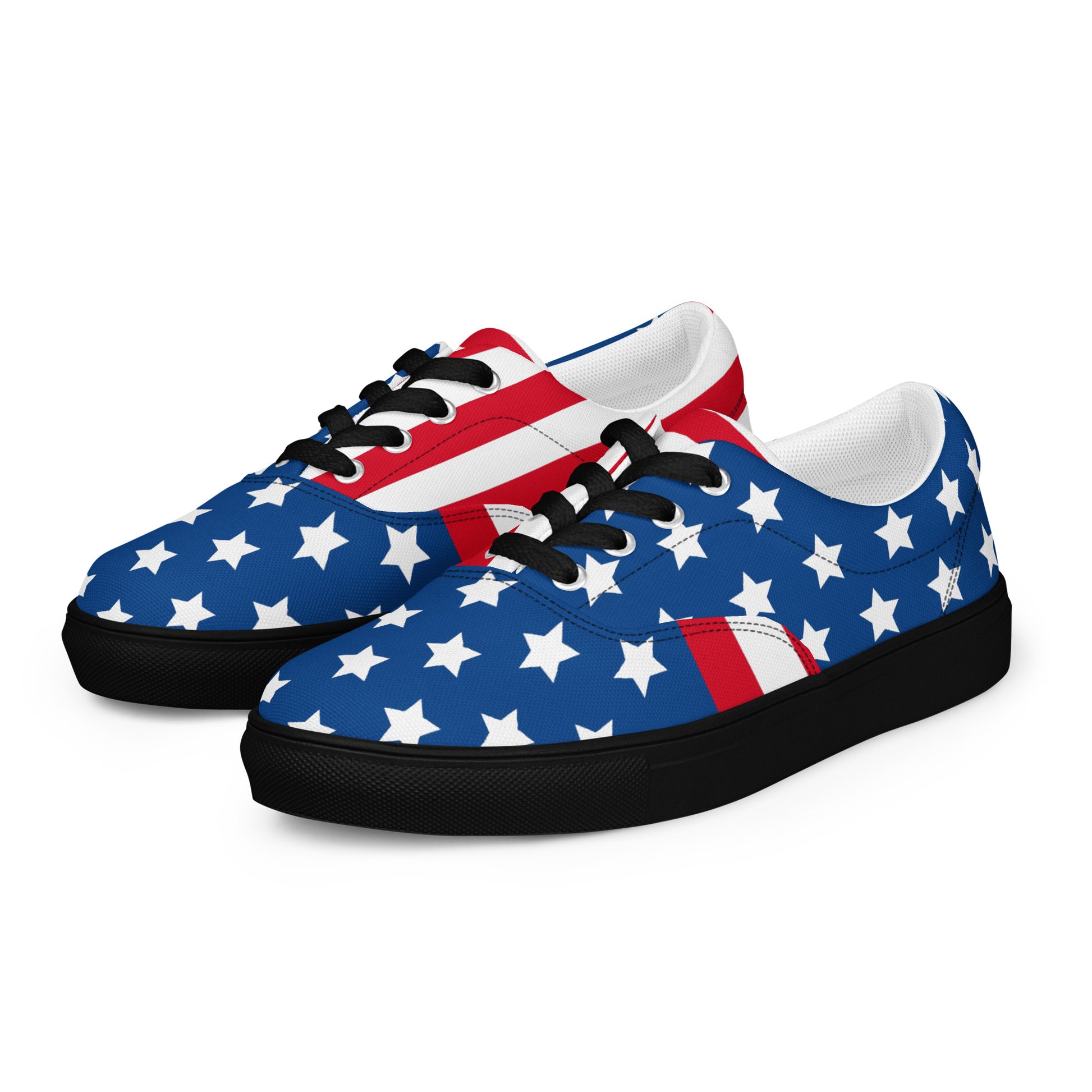 USA Women’s lace - up canvas shoes - Texy Pride