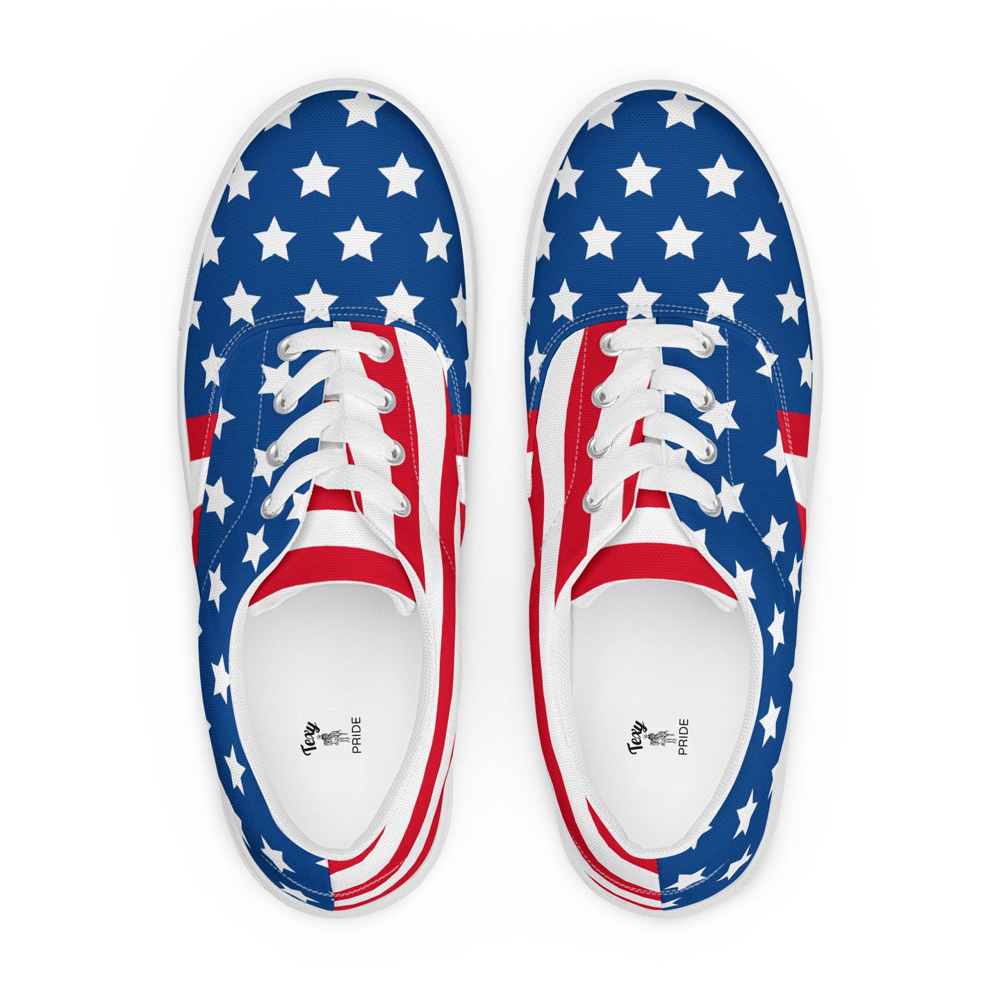 USA Women’s lace - up canvas shoes - Texy Pride