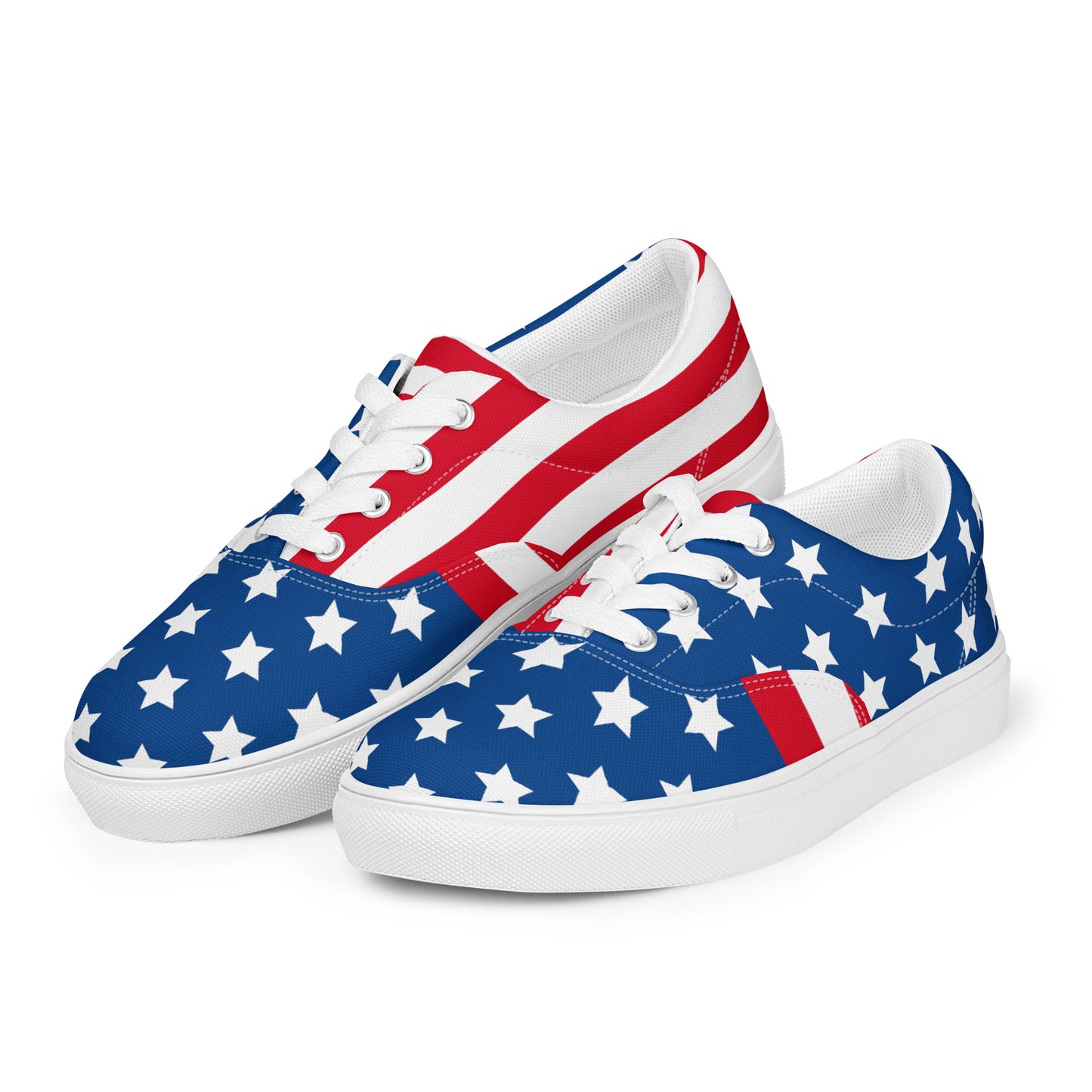 USA Women’s lace - up canvas shoes - Texy Pride