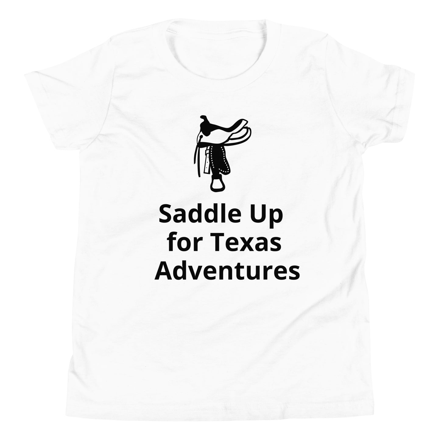 Saddle Up for Texas Adventures Youth T-Shirt